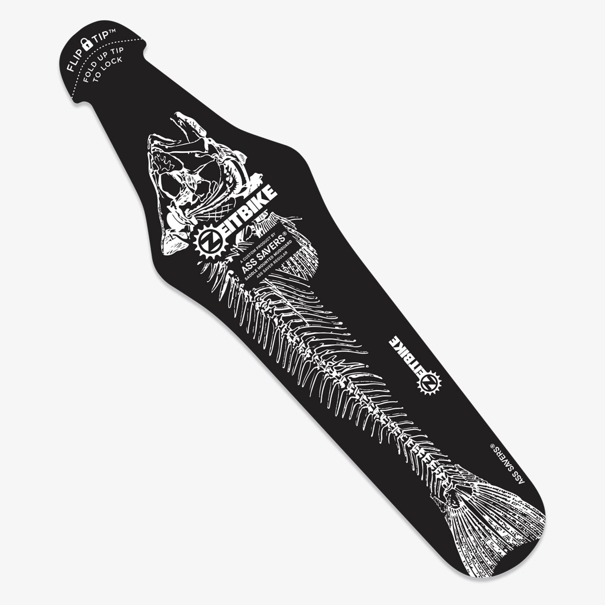 ZEITBIKE Fishbone for Alley Cats - Rain Fender - Ass Savers G4 w FlipTip - Quick Mudguard