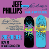 Jeff Phillips BREAKOUT (original shape) Limited Edition Series, HAND PAINTED Deck (PRE-ORDER, JUNE 2026)