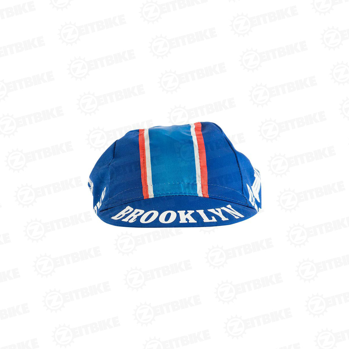 ZEITBIKE - Vintage Cycling Cap - Brooklyn - Blue |  | Anti Sweat Caps | for Stand Alone or Under Helmet | Team Jersey Cap Outdoor Cap
