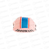 ZEITBIKE - Vintage Cycling Cap - Brooklyn - Pink |  | Anti Sweat Caps | for Stand Alone or Under Helmet | Team Jersey Cap Outdoor Cap
