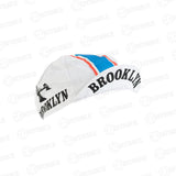ZEITBIKE - Vintage Cycling Cap - Brooklyn - White |  | Anti Sweat Caps | for Stand Alone or Under Helmet | Team Jersey Cap Outdoor Cap