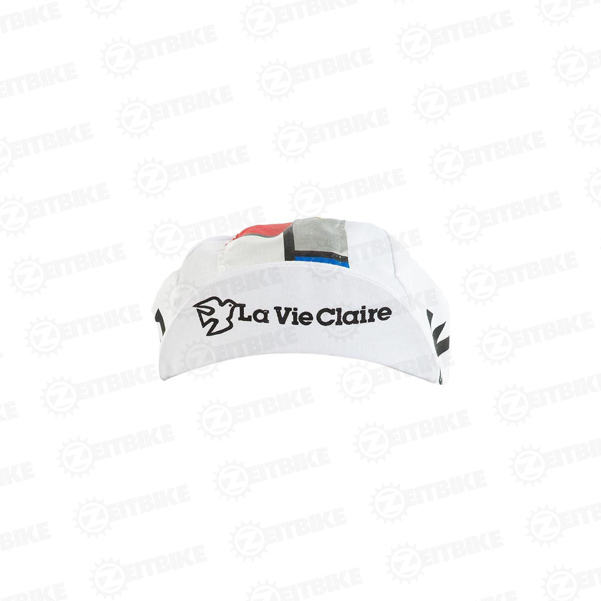 ZEITBIKE - Vintage Cycling Cap - La Vie Claire  | Anti Sweat Caps | for Stand Alone or Under Helmet | Team Jersey Cap Outdoor Cap