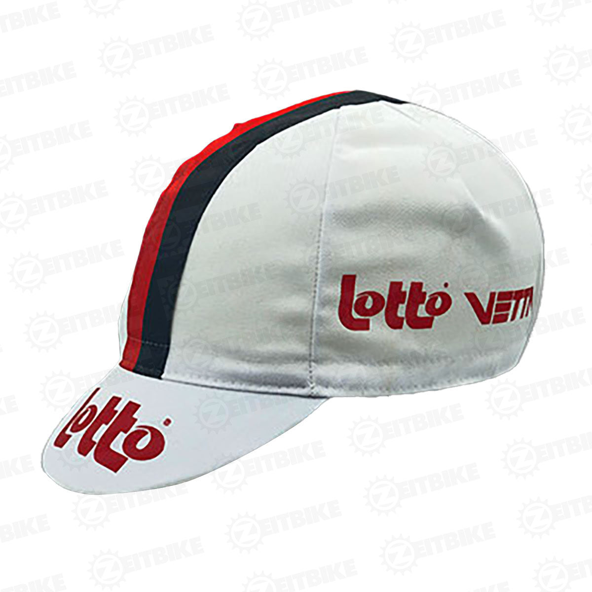 ZEITBIKE - Vintage Cycling Cap - LOTTO VETTA 1994  | Anti Sweat Caps | for Stand Alone or Under Helmet | Team Jersey Cap Outdoor Cap