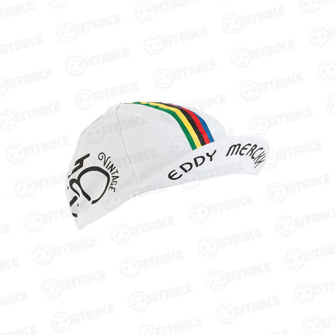 ZEITBIKE - Vintage Cycling Cap - Eddy Merckx  | Anti Sweat Caps | for Stand Alone or Under Helmet | Team Jersey Cap Outdoor Cap