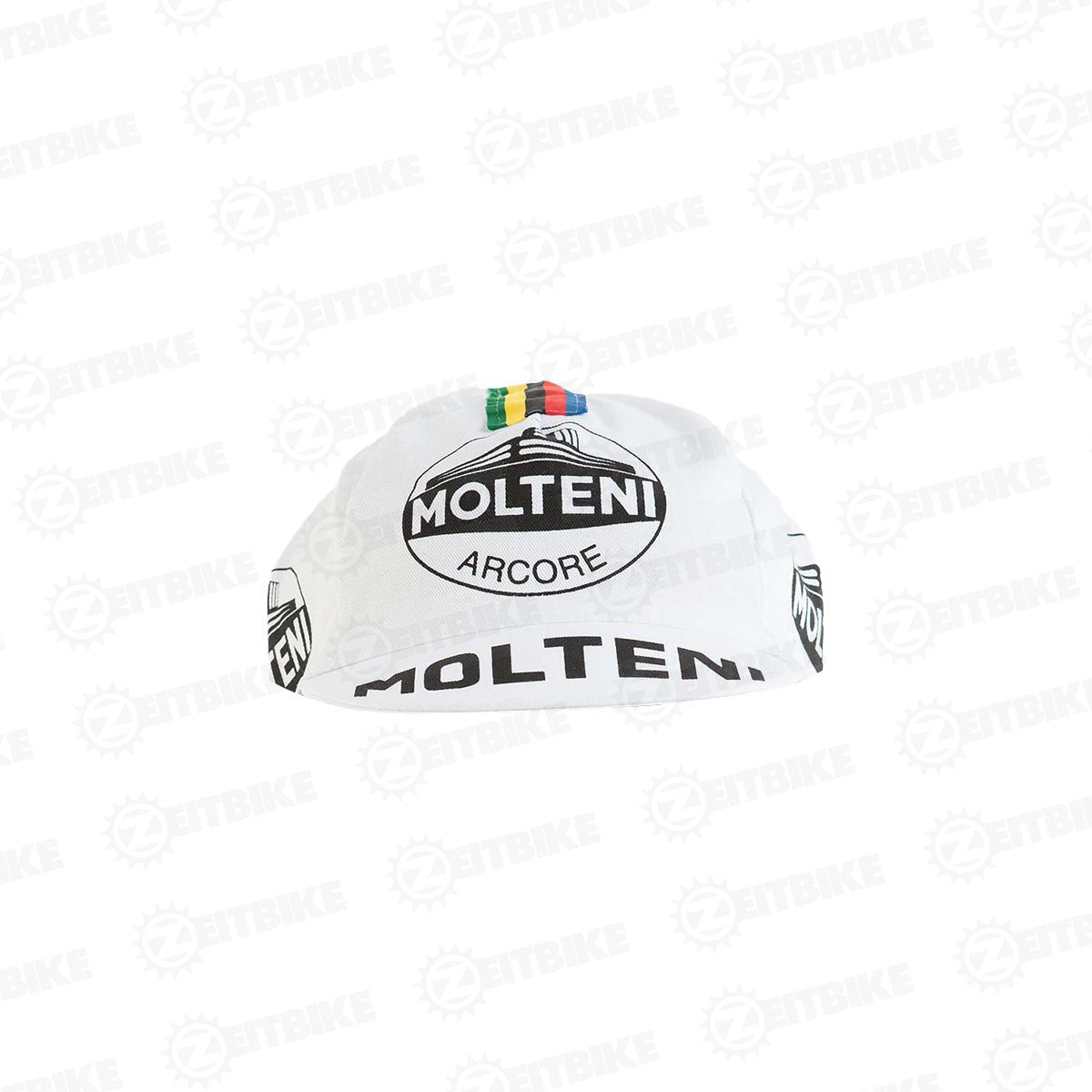 ZEITBIKE - Vintage Cycling Cap - Molteni  | Anti Sweat Caps | for Stand Alone or Under Helmet | Team Jersey Cap Outdoor Cap
