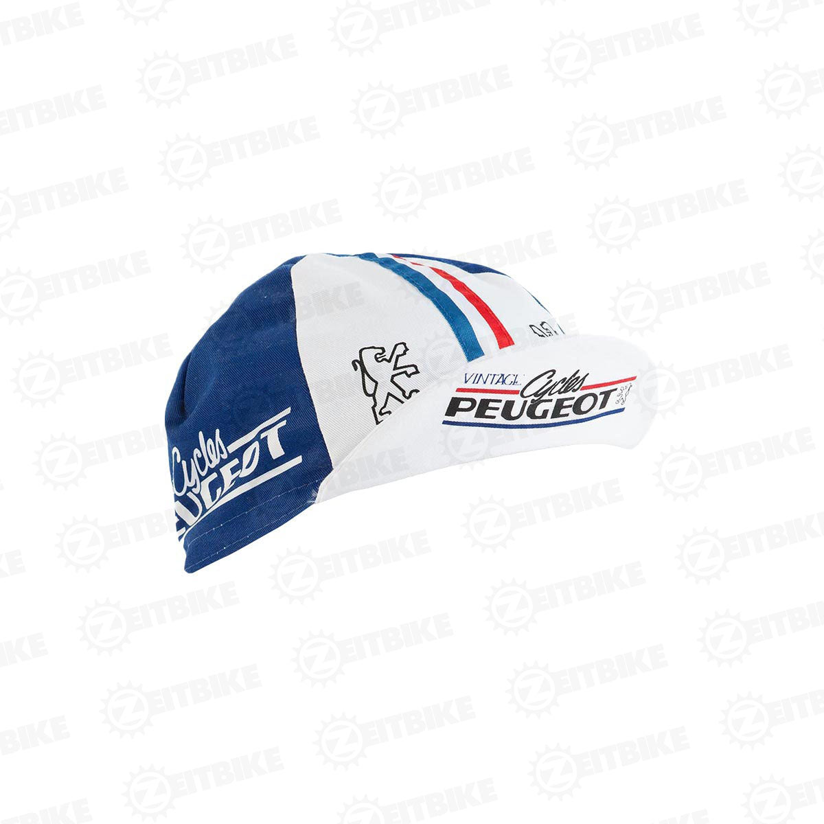 ZEITBIKE - Vintage Cycling Cap - Peugeot Cycles  | Anti Sweat Caps | for Stand Alone or Under Helmet | Team Jersey Cap Outdoor Cap