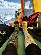 Ink & Ice Pure Magic Merino Snow Socks