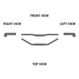 Ergotec - Ladytown i Handlebar - 31.8 mm - Black Sandblasted