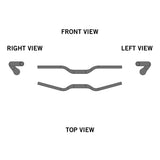 Ergotec - M Bar - 31.8 mm - Black Sandblasted - Handlebars