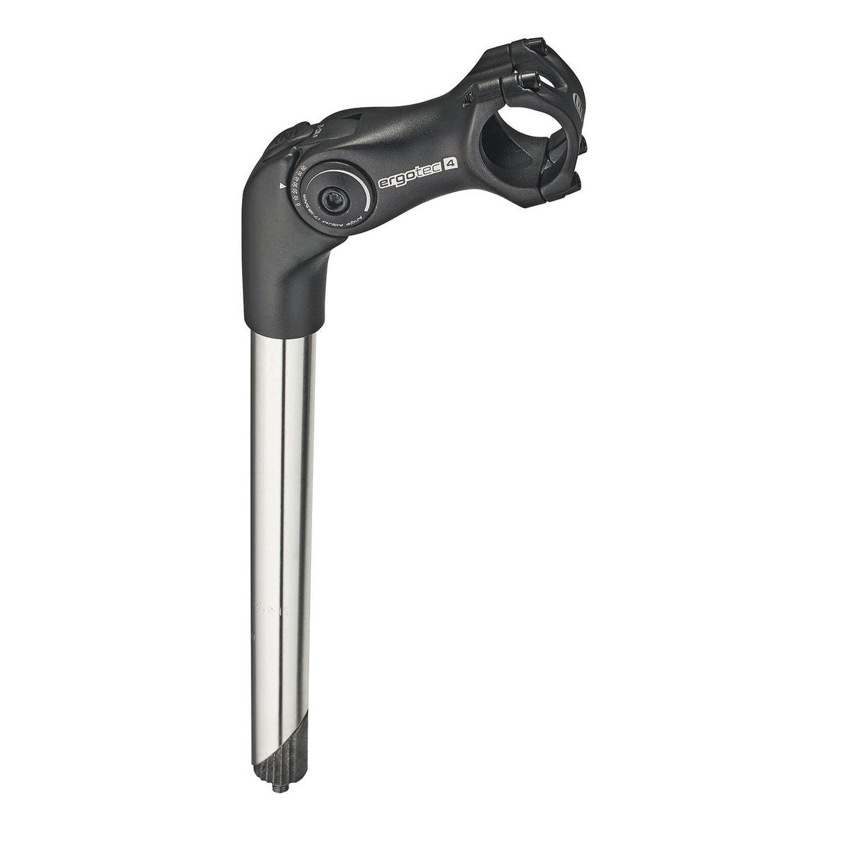 Ergotec Stem Octopus 2 Tube (Shaft 25.4/25.4, 300/90mm | Silver/Black Sandblasted)