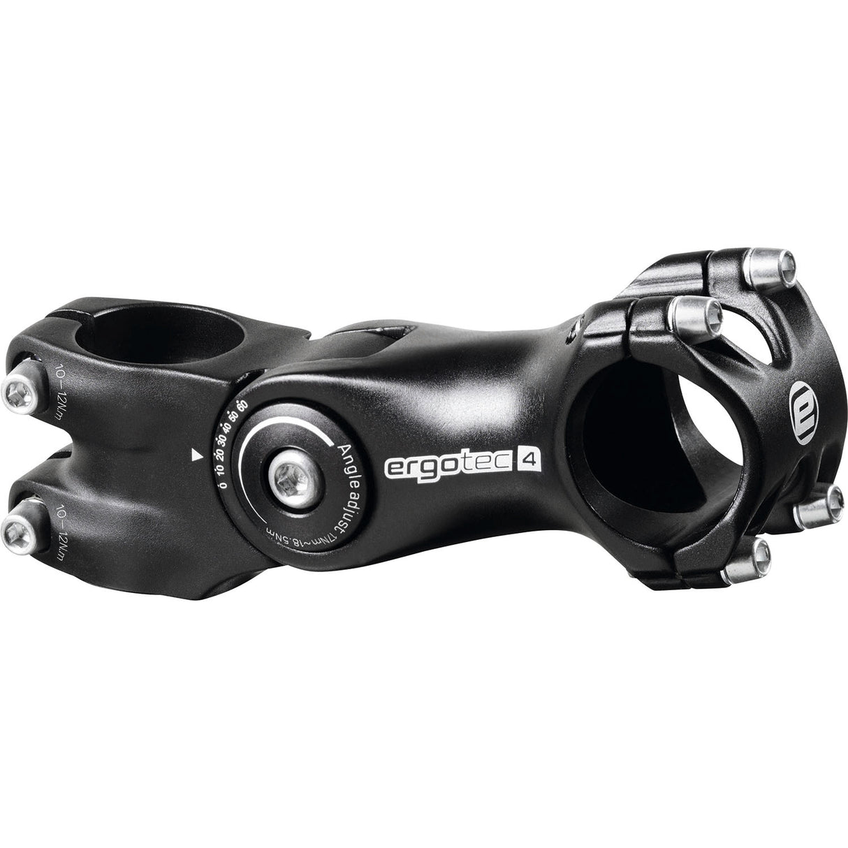 Ergotec Stem Octopus 2 (Ahead 28.6/31.8, 75mm | Black Sandblasted)