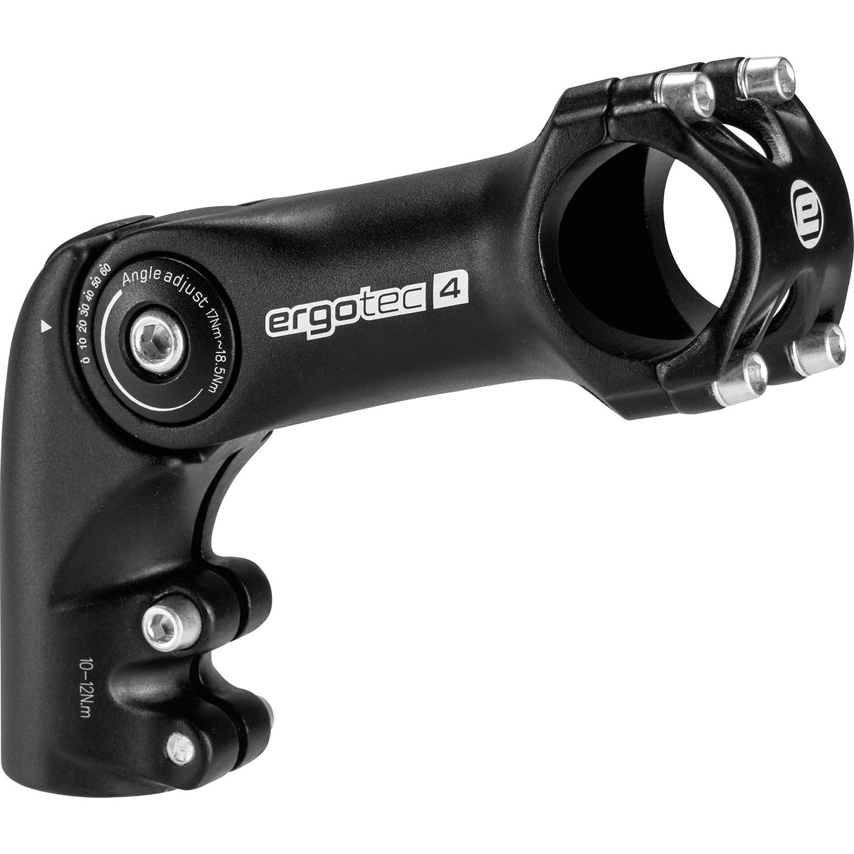 Ergotec Stem Octopus 2 (Ahead 50, 28.6/25.4, 58/110mm | Black Sandblasted)