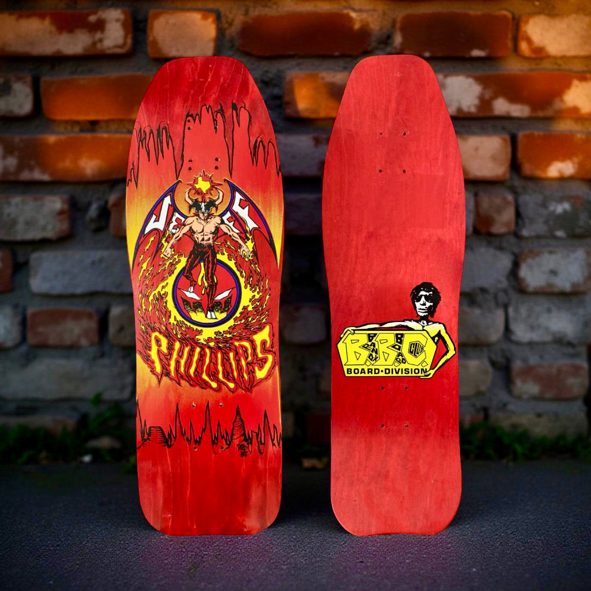 Jeff Phillips DevilMan Limited Edition, HAND PAINTED BBC Deck (1 of 100)