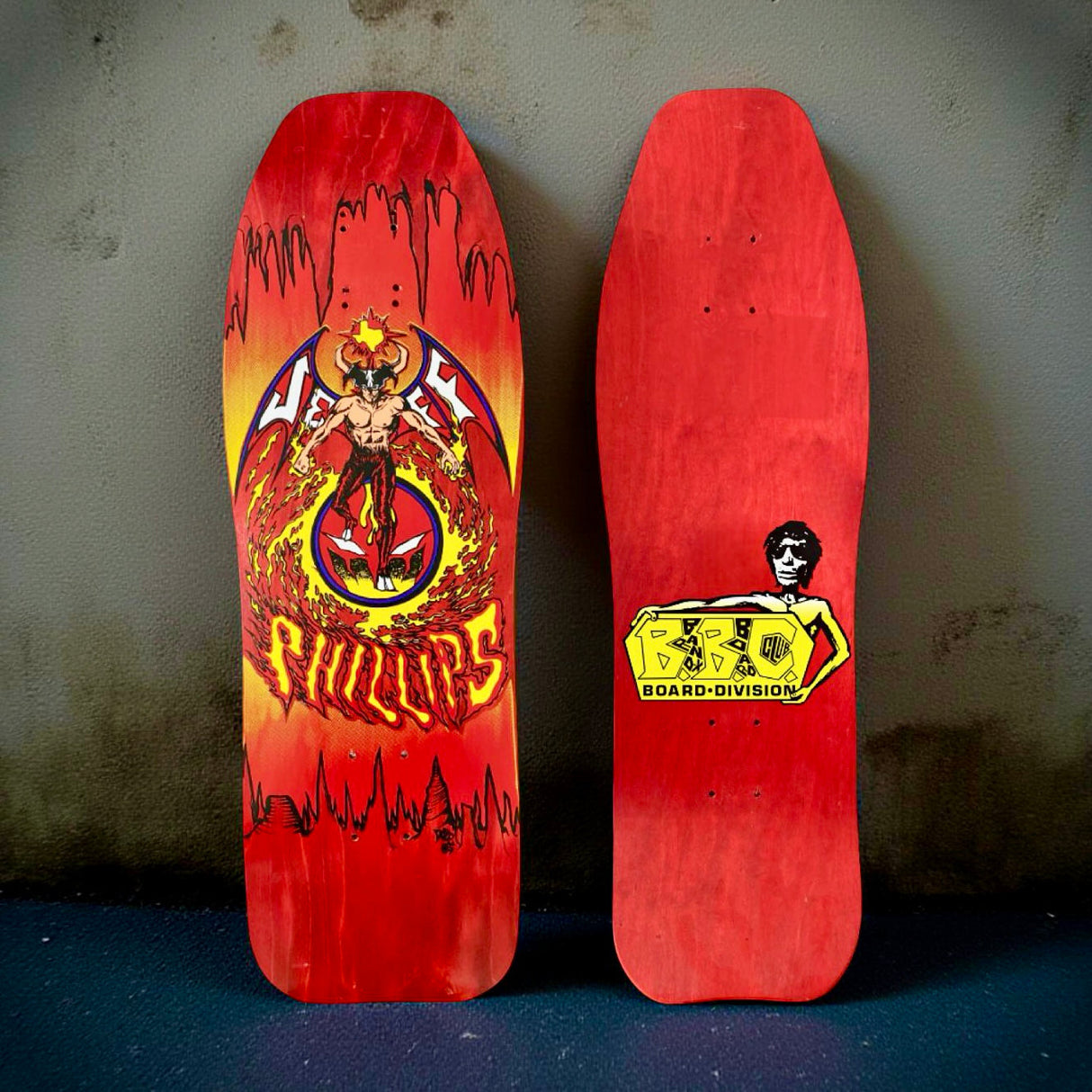 Jeff Phillips DevilMan Limited Edition, HAND PAINTED BBC Deck (1 of 100)