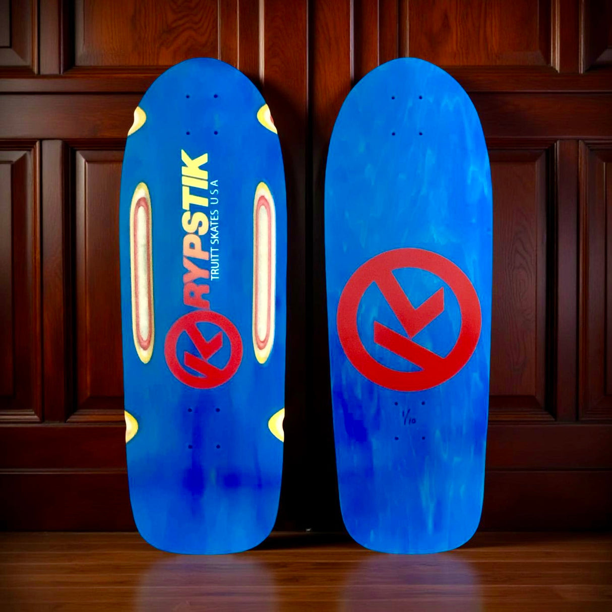 Krypstik Routed 10”x30” Limited Edition Deck HAND-PAINTED (1 of 10)