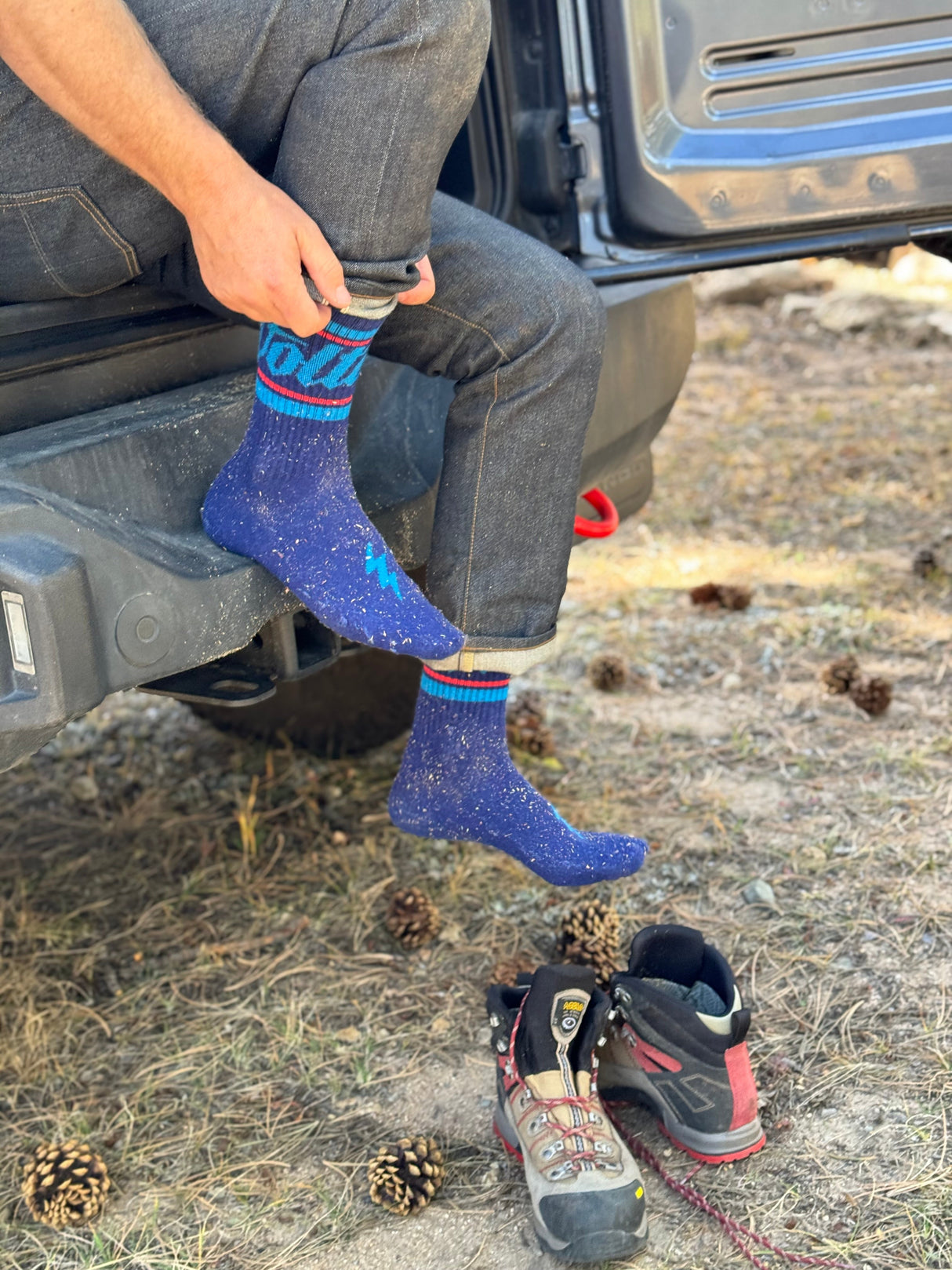 Phys. Ed Blue Magic Merino Wool Socks