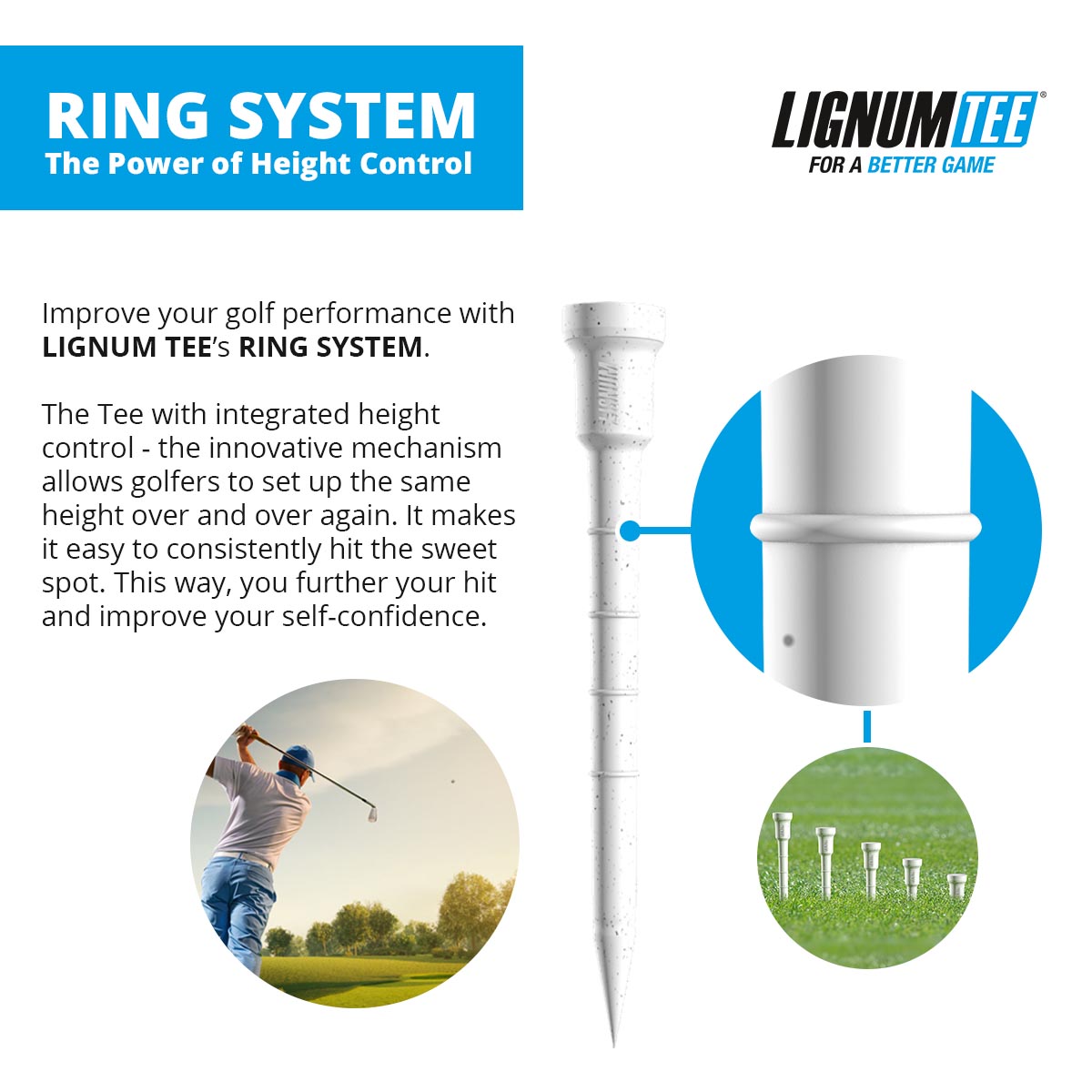 Lignum Tee - Classic Golf Tees