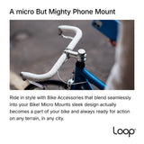 Loop - Micro Mount - Ultra-Compact Stem Cap Phone Mount