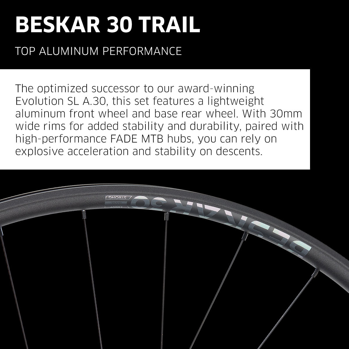 NEWMEN - Wheel (Front) - Beskar 30 Base | Trail