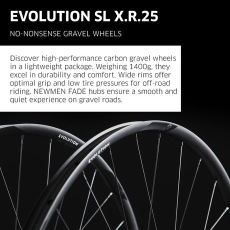 NEWMEN - Wheel (Front) - Evolution SL X.R.25 | Gravel