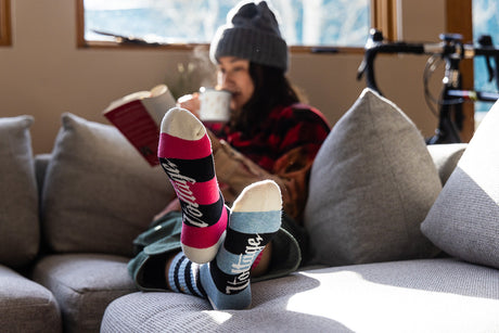 Cheeky Alpini Striped Magic Wool Socks