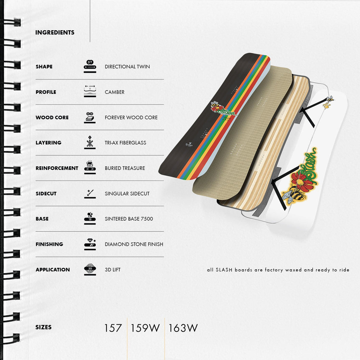 Slash by GiGi -  ATV Directional Twin Camber Snowboard - Reimagined (2026-Special)