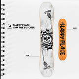 Slash by GiGi -  HAPPY PLACE Hybrid Camber Snowboard - Kim the Butcher (Design Drop)