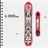 Slash by GiGi - STRAIGHT Directional Snowboard - David Leitner (Design Drop)