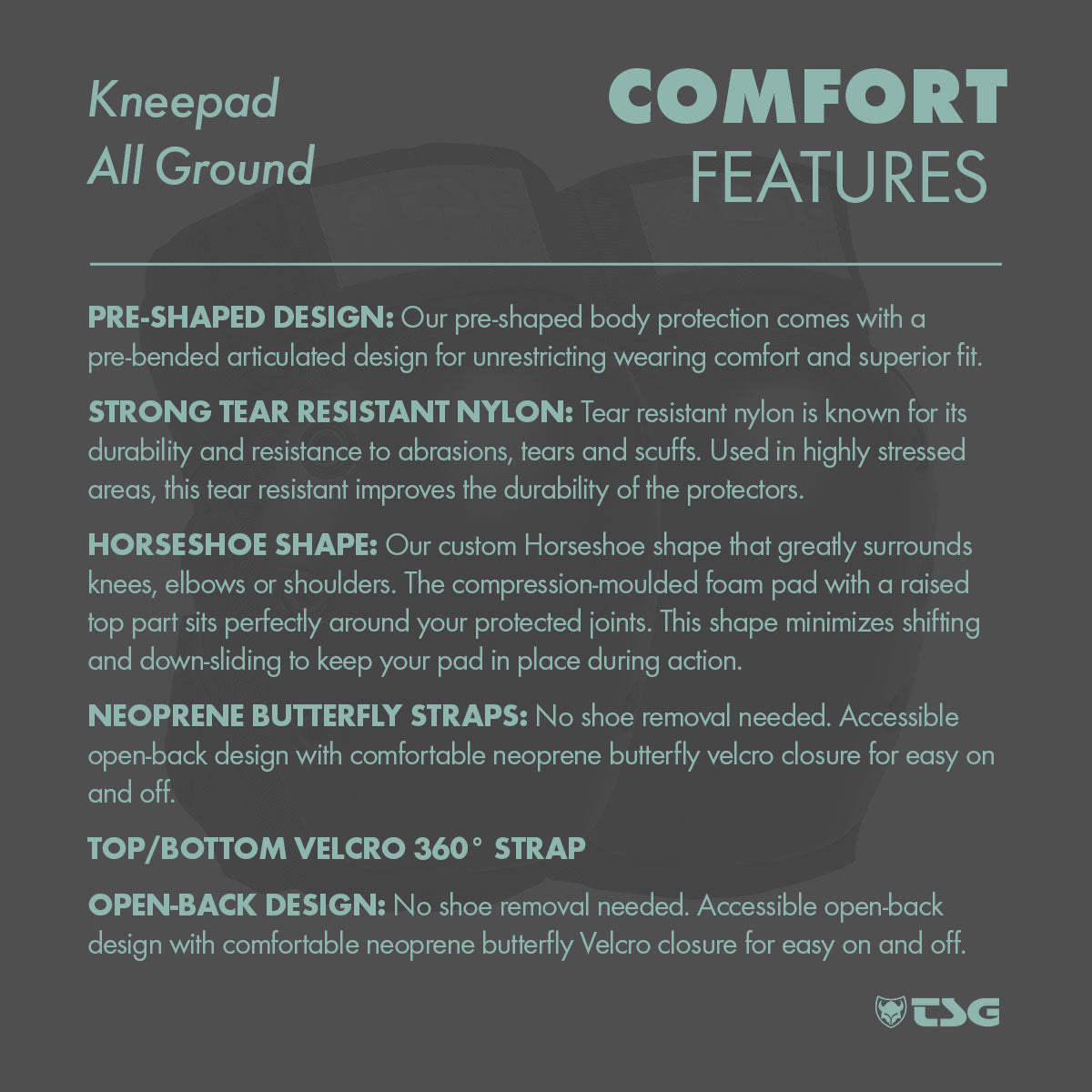 TSG - Kneepad All Ground (Skate Knee Pads)
