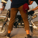 Orange Lucky Cotton Crew Socks