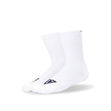 Pure White KOM Mid Cooling Socks