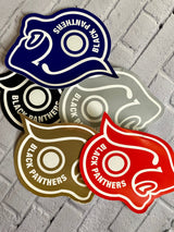 Black Panthers VINTAGE Sticker 6”