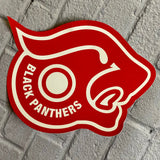 Black Panthers VINTAGE Sticker 6”