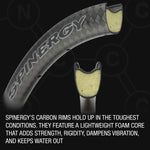 SPINERGY - MXX30 700c/29", Bicycle Wheel Set - MTB - 12MM Front Hub