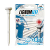 Lignum Tee - Sport Golf Tees - 2.75" (72mm) - White - 12pcs/bag