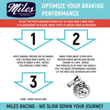 Miles Racing - E-Bike Brake Pads