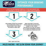 Miles Racing - Disc Pads Organic - Shimano, TEKTRO, TRP - MI-ORG-25