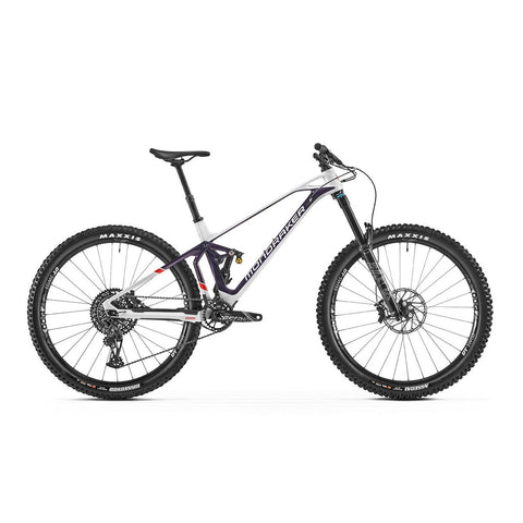 Mondraker - SUPERFOXY CARBON R Bike - Dirty White-Deep Purple-Flame Red (SUPER ENDURO | 2022)
