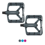 ONOFF -SHIELD V2 MTB PEDAL (Anthracite / Fuchsia / Blue)