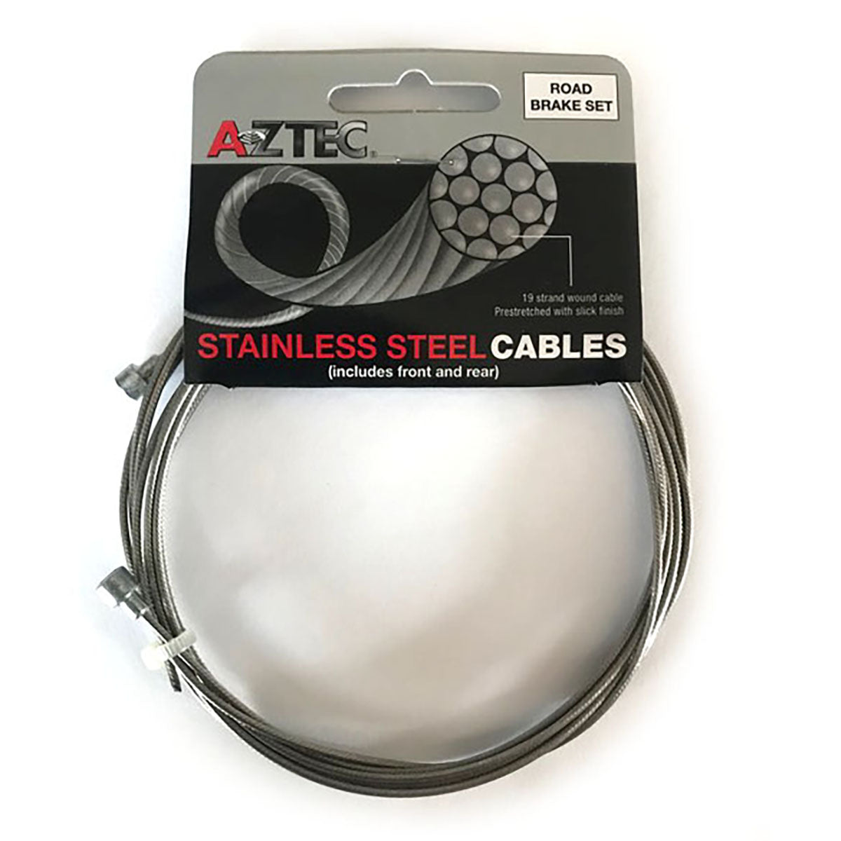 Aztec - Stainless Inner Wire Road Brake (Front + Rear)