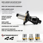 SPINERGY - GX 700c, 36-42mm, Alloy Centerlock Rear Bicycle Wheel - Gravel/CX - 2021 w/ "44" Hub