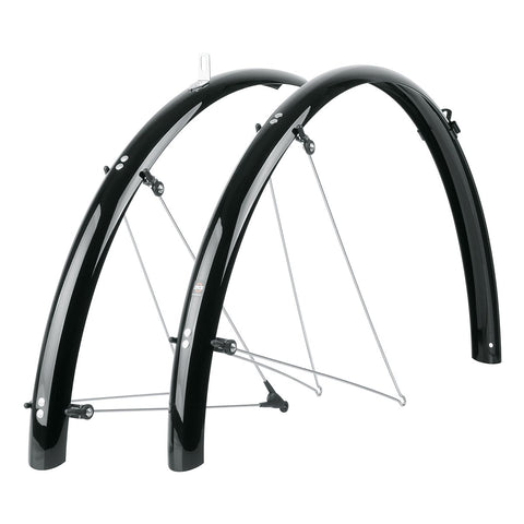 SKS - Bicycle Fender Set for Commuter (2pc Set) - Black