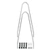 SKS - Bike Fender Parts - Velo 55, 24-inch U-Stay