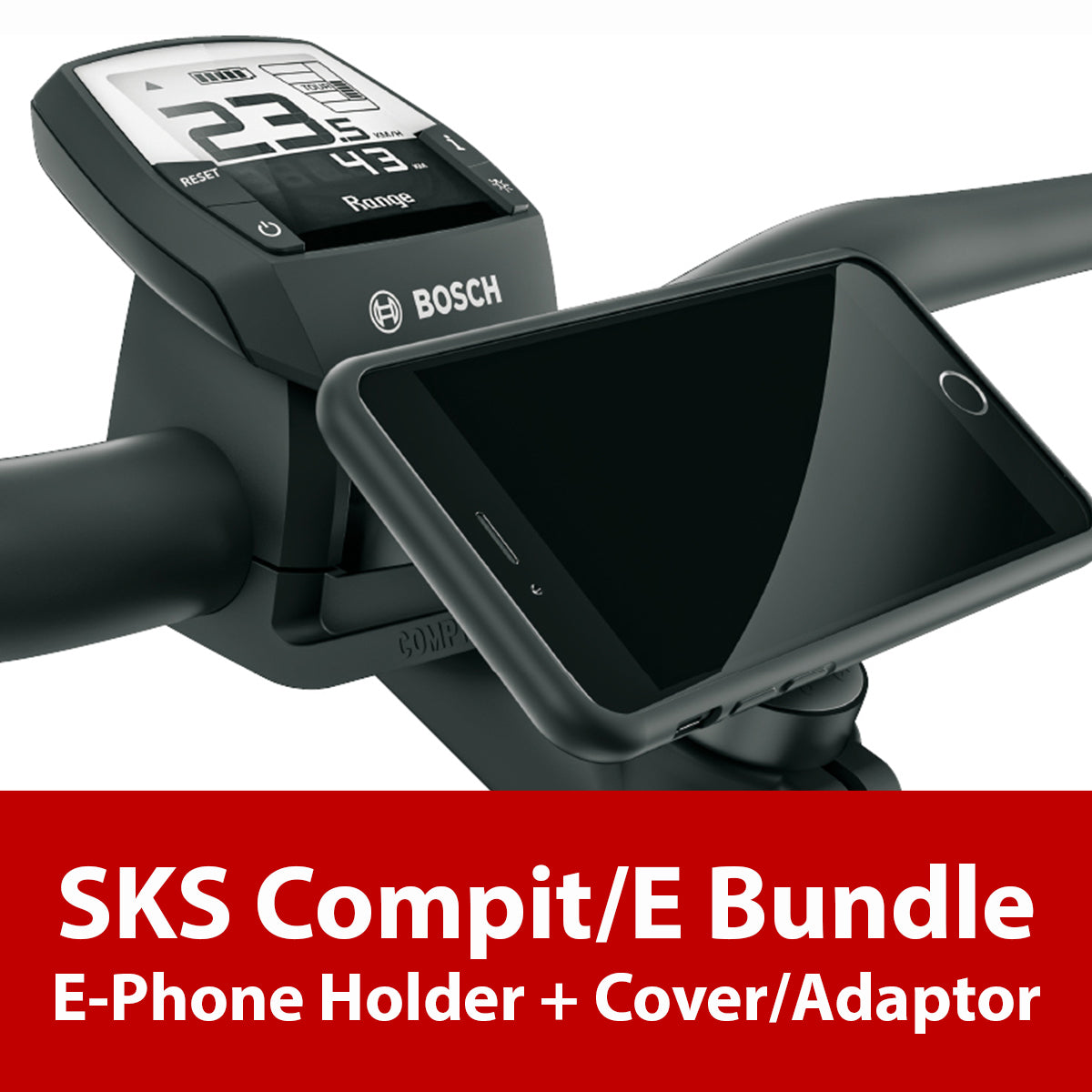 SKS - Compit/E Bundle (E-Phone Holder with Phone Cover)