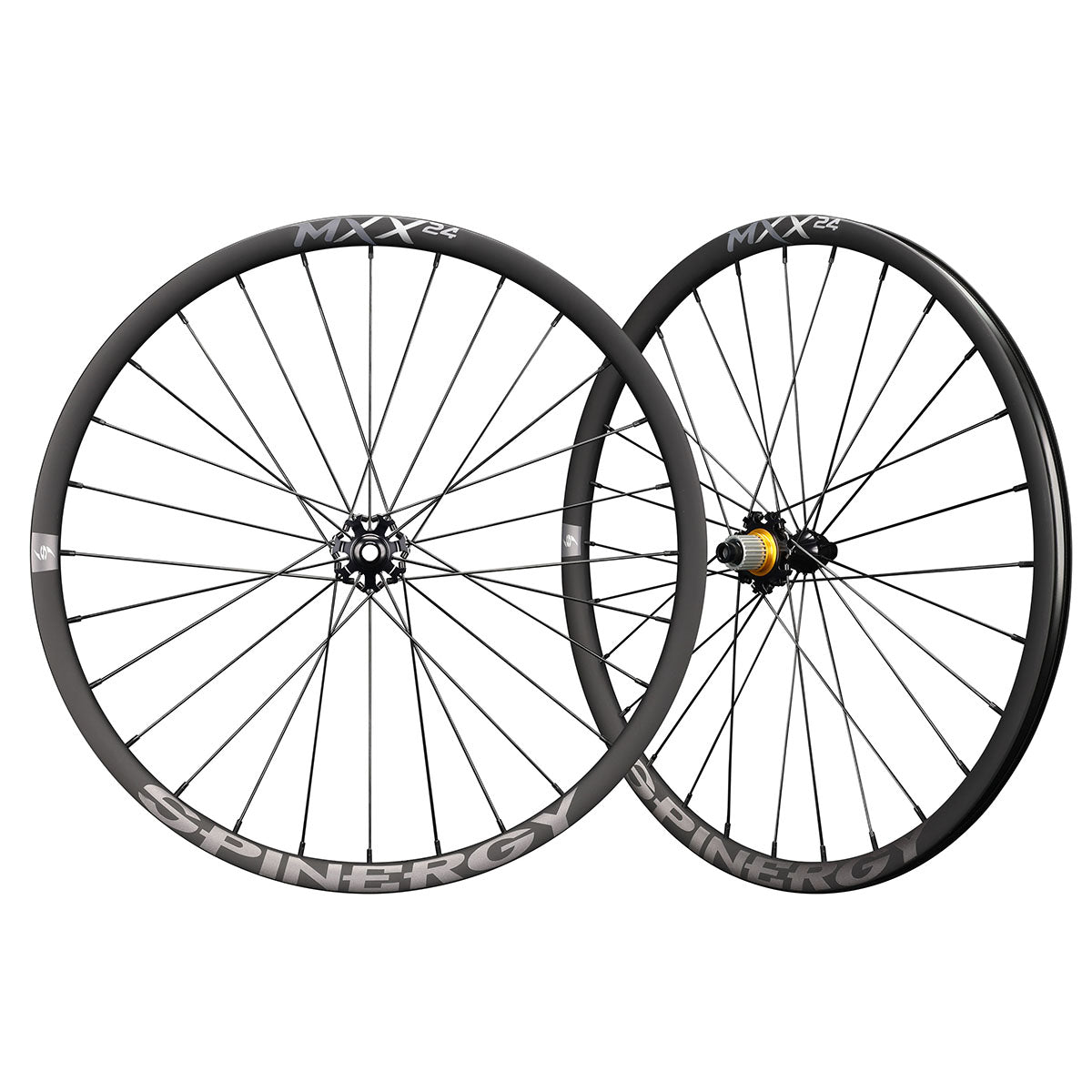 SPINERGY - MXX24 700/29", Bicycle Wheel Set - MTB/XC/Trail - 2021 w/ "44" Hub - 12MM Front Hub