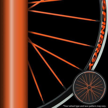 SPINERGY - GXX Carbon 700c Centerlock Front Bicycle Wheel - Gravel/CX - 2021 w/ "44" Hub