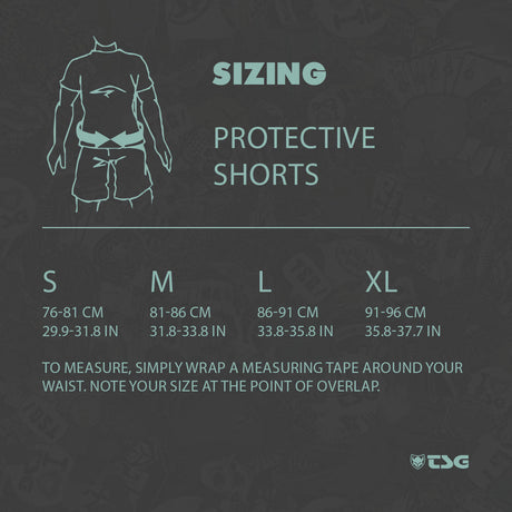 TSG - Protective Shorts - Crash Pant A - Black