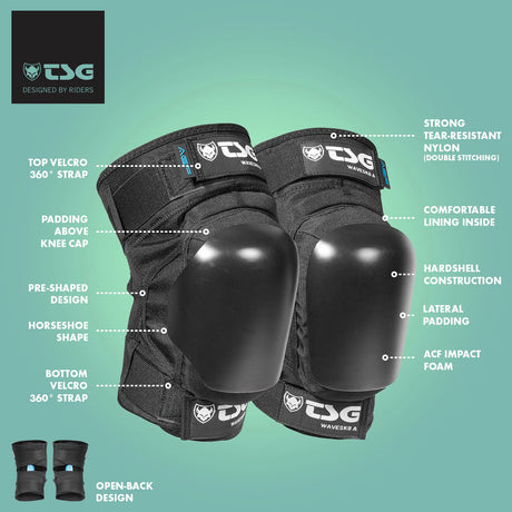 TSG - Kneepad Wavesk8 A - Black