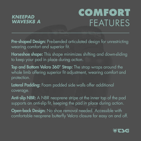 TSG - Kneepad Wavesk8 A - Black