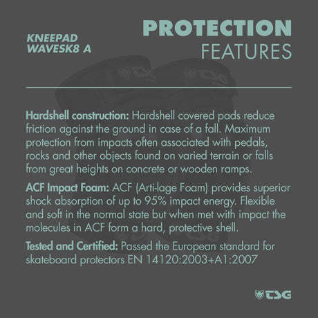 TSG - Kneepad Wavesk8 A - Black